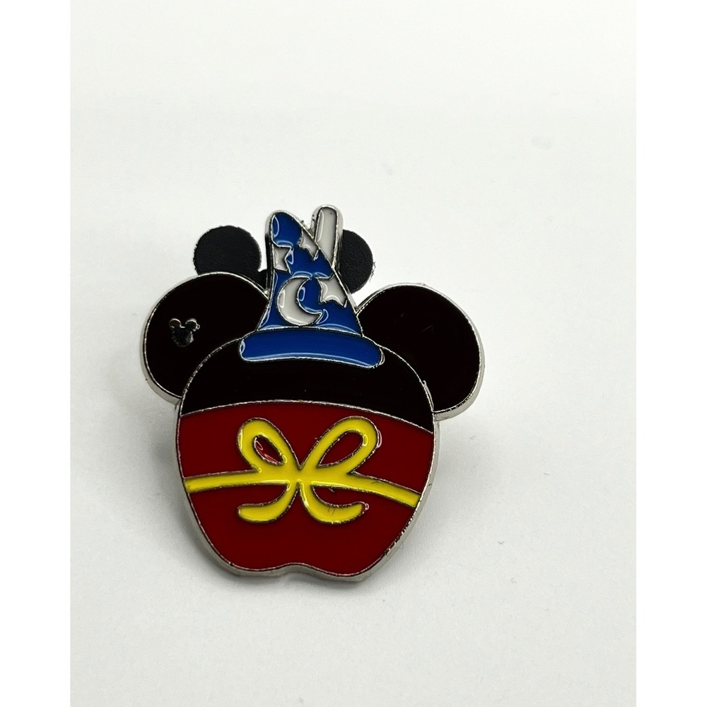 Disney Hidden Mickey Pin Sorcerer Mickey Apple Enamel Trading Pin 1 of 7 2011